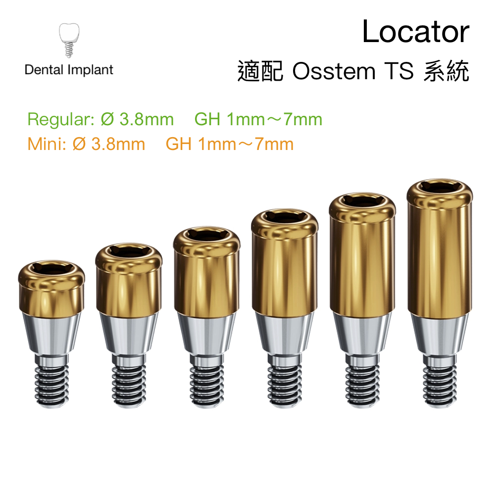 Locator 固位基台 (Locator Abutment)